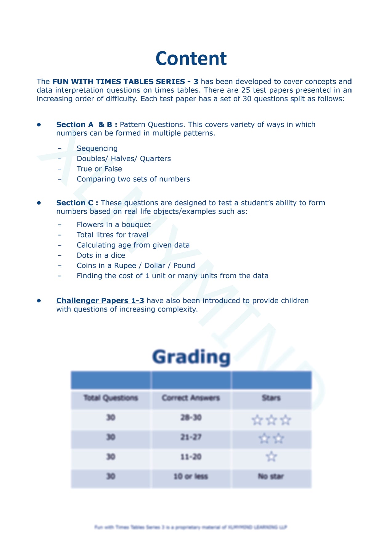 Times Tables E-book Series 3